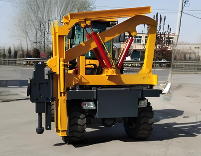 公路打樁機更換機油